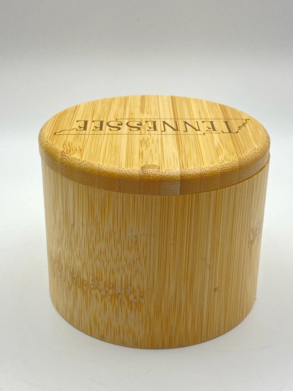 Totally Bamboo Salt Cellar 3.5” x 2.75” Tennessee Magnetic Closure Farmhouse